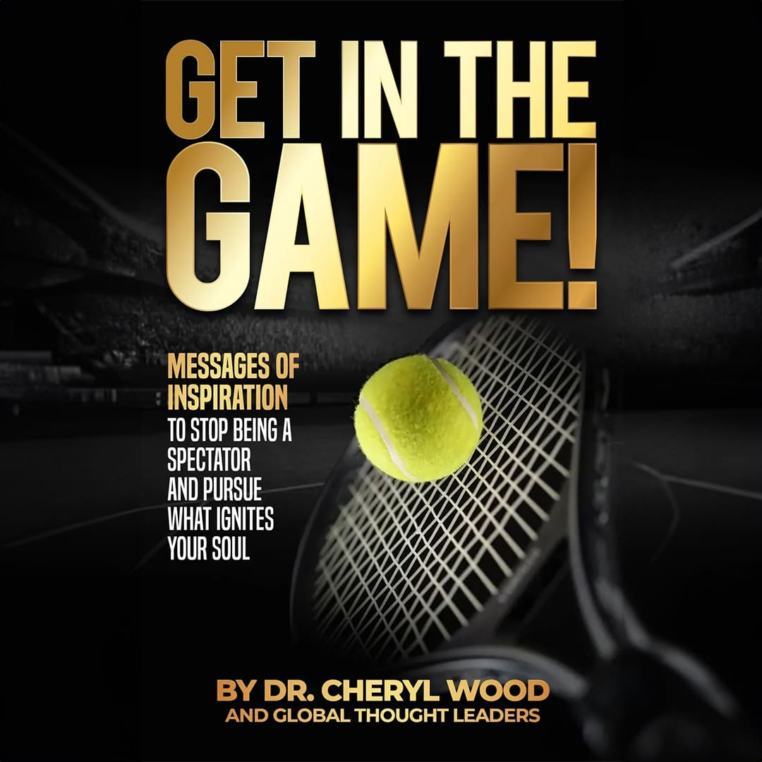 A book cover with a tennis ball and racket.